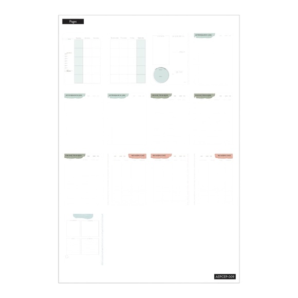 Happy Planner Homeschool Classic Extension Pack - Picture 2 of 4